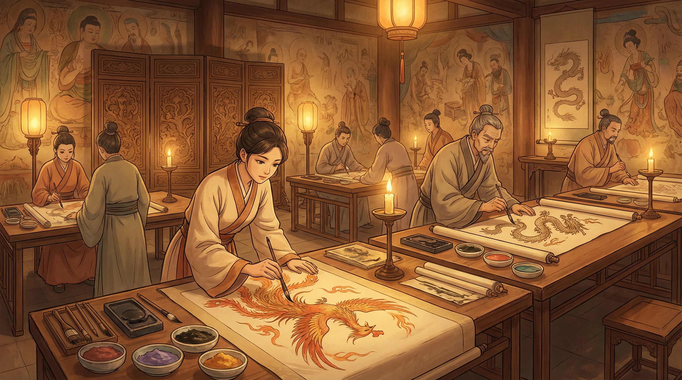 画师入驻 - 4d肉脯团 国风动漫画师